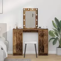 Makiažo stalas Ruda 102 x 33 x 135 cm Apdirbta mediena