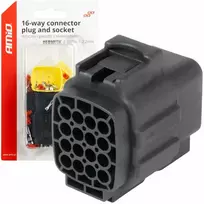 Vandeniui atspari 16 kontaktų elektros jungtis, 2,2 mm AMIO-04353