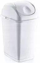 Šiukšliadėžė Katex Pojemnik uchylny SLIM 18 l balta 290x235x461 mm