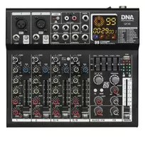 Dna Professional DNA QFX6 analoginis garso mikseris su 6 blueto kanalais
