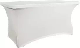 Verlo Dėklas stačiakampiam stalui, ilgis 152,4 cm, balta