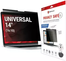 Displex PRIVACY SAFE magnetinis dvipusis privatumo filtras nešiojamajam kompiuteriui / Notebook 14'''' (16:10), 35,6 cm (14"), 16:10, nešiojamasis kompiuteris, berėmis ekrano privatumo filtras, 5H, blizgus / matinis