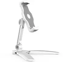 Laikiklis Spacetronik 2 viename pakabinamas ir pastatomas planšetinio kompiuterio stovas SPP-115W, baltas