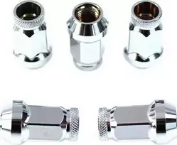 D1Spec 970 vnt. kaltinių veržlių, plieninių, 12x1,25, chromuotų