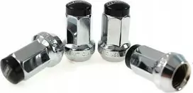D1Spec Kute nakrętki D1Spec Plienas 12x1,5 Sidabrinė/Juoda