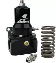 Aeromotive Aeromotive „Extreme Flow EFI“ kuro slėgio reguliatorius 5–8 barai ORB-10, juodas