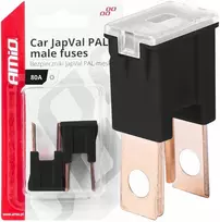 Japval PAL vyriški automobilio saugikliai, 2 vnt., 80A, amio-03402