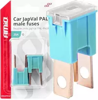Japval PAL vyriški automobilio saugikliai, 2 vnt., 20A, amio-03396