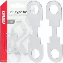 Plokščia juostinė saugiklis, 2 vnt. HSB 42 mm 40 A amio-03498