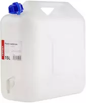 Plastikinis vandens bakas su čiaupu 15L AMIO-03203