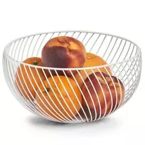 Metalinis vaisių krepšelis, Ø 26,5 cm, baltas, ZELLER
