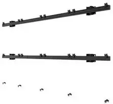 B-TECH sieninis laikiklis 27 colių universaliai 4x4 dvLED vaizdo sienai (BTXPS27-W4X4/B)