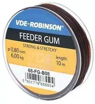 Feeder guma VDE-Robinson, 0,80 mm, 6kg, 10 m, ruda