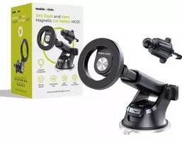 Automobilinis laikiklis Mobile Origin 2in1 Dash and Vent Magnetic Car Holder, MO21