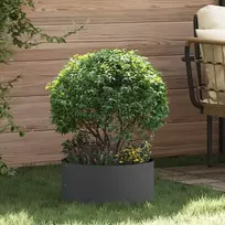 Vazonų žiedas Juoda 40 x 40 x 20 cm Šaltai valcuotas plienas
