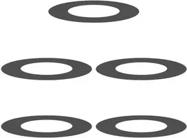tinkamas plokštiems medžio žiedams 5 pcs Juoda Ø40 / 70 cm