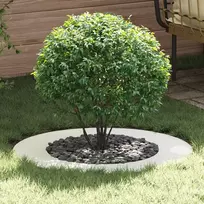 tinkamas plokštiems medžio žiedams 5 pcs Balta Ø50 / 80 cm