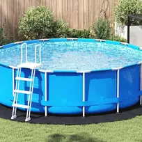 Baseino dugno plėvelė Juoda Ø 366 cm Nekintantis audinys