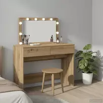 Makiažo stalas su stalčių Amatininkų ąžuolas 100 x 40 x 120 cm