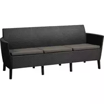 Sofa Keter Salemo, ruda pilka