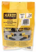 Plytelių išlyginimo sistema Hardy segtukai 1 mm. 100 vnt.