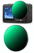 Filtras „Full Gray“ tipo, reguliuojamas blyksnis / „Dji ND32-512“ – „Osmo Action 3 4 5 Pro“ / „Kf01.2753“