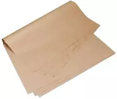 Kraft popierius, 70 g/m2, 600 x 900 mm, rudas, medienos pluoštas, 20 kg pakuotė, paletė 26 pakuotės