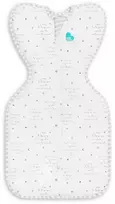 Love To Dream Otulacz Swaddle UP - dydis XS - balta, kosmos i napisy ETAP1 - 0.2 TOG Original