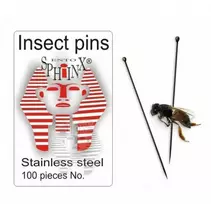 Entomologiniai smeigtukai vabzdžiams (Nerūdijančio plieno) (Čekija) (5)