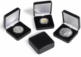 Dėžutė monetai Nobile Juodas (Vokietija) (Ø 26 mm. / Kapsulė: 18 - 20 mm)