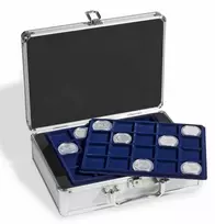 Lagaminas monetoms CARGO S6 (Vokietija) (Su 6-iais dėklais (2 x 33; 41; 48 mm.))