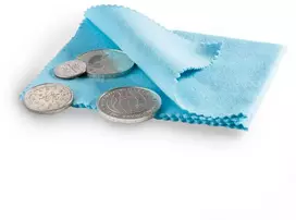 Monetų valymo šluostė