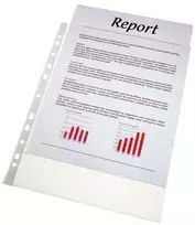 Laikiklis Esselte Plastikinės įmautės NN A4 0,085 mm įspaustos 100 vnt./pak. - (100 vnt.)