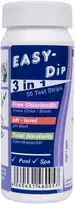 Vandens testavimo juostelės Easy-Dip 3 in 1, PH/CL/BR/Šarmingumui tirti