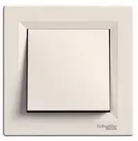 Schneider Electric „Asfora“ jungties vieno varžto gnybtai, kreminės spalvos EPH0100323