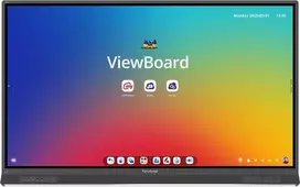 ViewSonic IFP6553, 65", 40 Multi-Point Touch Ekranas, Android 14,