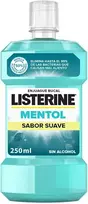 Listerine MENTOL SUAVE 0% alcohol enjuague bucal 250 ml