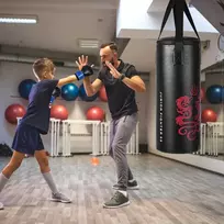 Promotions Vaikiškas bokso rinkinys, 25.4x25.4x61 cm, juoda ir mėlyna