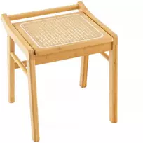 Promotions Tualetinis taburetė, bambukas, natūrali spalva