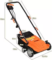 Promotions Elektrinis aeratorius vejos, 104,5x51x103 cm, Oranžinė