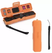 SunnyLife Futerał Case Dėklas Osłona Walizka Dėklas Do Dji Osmo Pocket 3 + Priedai / Op3-k981-c / Oranžinė