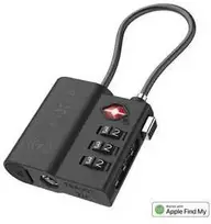 Fixed IŠTAISYTA „Tag Lock“ su „Find My“ palaikymu ir TSA, juodos spalvos