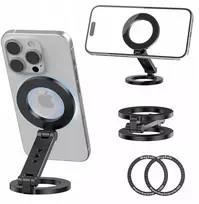 2x magnetų laikiklis telefonui, išmaniajam telefonui, „iPhone“, „Mag Safe“ / „MagSafe“ / Vrig / MG-26
