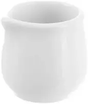 MONA baltas porcelianinis pieno ąsotis 5x4,5 cm, 40 ml