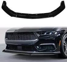Mtuning Ford Mustang VII Spoileris Priekinis Bamperis Blizgi Juoda