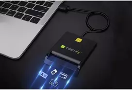 Techly Išmaniųjų kortelių USB-A kortelių skaitytuvas