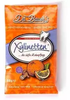 Drbauer S Dr.Bauer‘s ksilitolio pastilės apelsino ir imbiero skonio, 30 vnt.