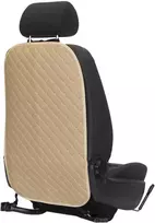 Automobilio sėdynės atlošo apsauga nuo vaikų EVAtech ECO 75x46 cm - smėlio / smėlio kraštai / smėlio siūlės