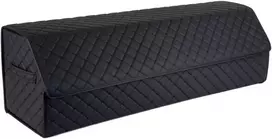 Bagažinės daiktadėžė EVAtech ECO XXL 30x30x100 cm - juoda / juodi kraštai / juodos siūlės / juodas vidus