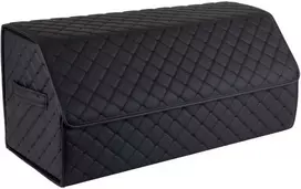 Bagažinės daiktadėžė EVAtech ECO L 30x30x65 cm - juoda / juodi kraštai / juodos siūlės / juodas vidus